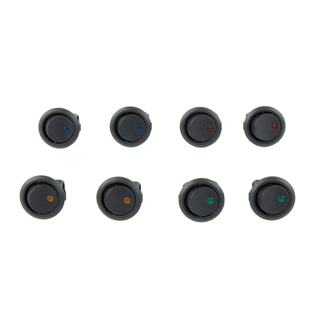 RUIZHI 4 STÜCKE Kippschalter 12 V/20 A Rote LED-Li Produktbild-Vorschau 5