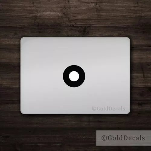 Circle - Mac Apple Logo Cover Laptop Vinyl Decal Sticker Macbook Unique