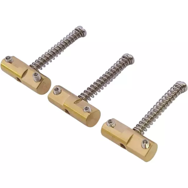 Wilkinson Compensated Vintage Brass bridge Saddles For Telecaster Tele Hot