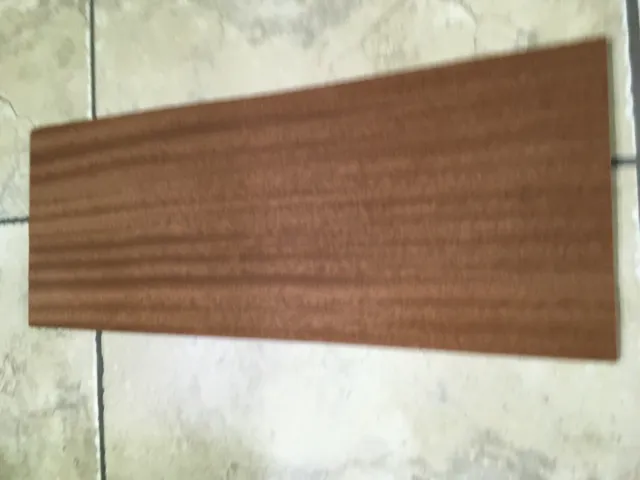 Sapele Ribbon Raw Wood Veneer Sheets 8 x 20.75 inches 1/42nd Lot 83
