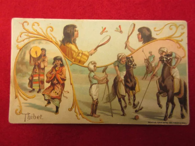 Arbuckle & Bros coffee 1893 Thibet Tibet Victorian trading card #39 New York E49