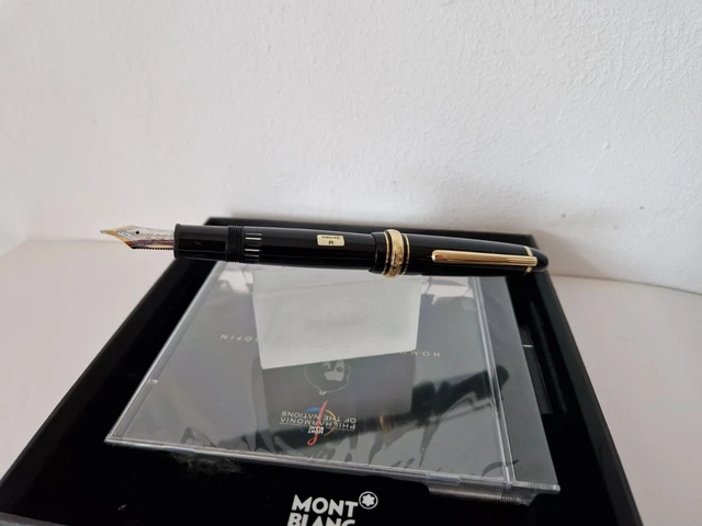 Stylo Plume Vintage BAYARD 4 En Bakélite Noire - Plume En Or 18 Carats - France