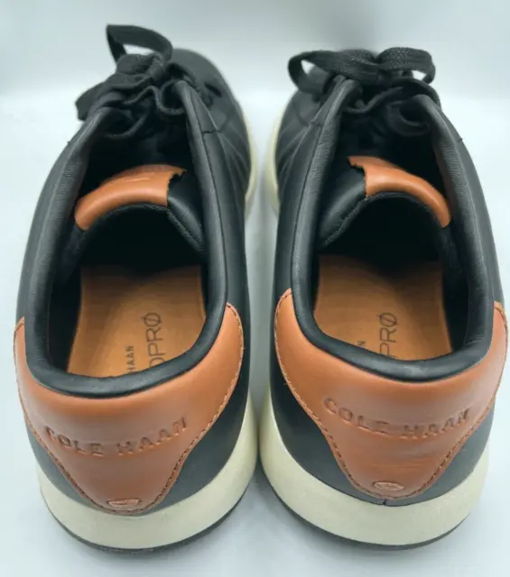 Cole Haan Men's Grandpro Tennis Leather Sneaker - Black 10.5M