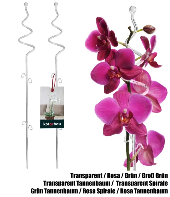 KOTARBAU® 2 St Pflanzenstütze PVC Blumenstütze Rankhilfe Blumenstütze Rankstäbe