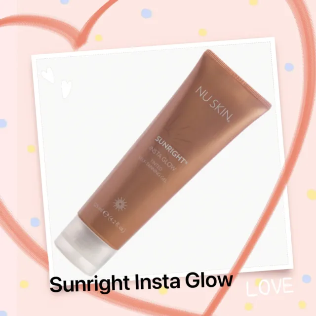 Nu Skin Nuskin Sunright INSTA GLOW Face Body Self Tanning Streakless GelExp07/26