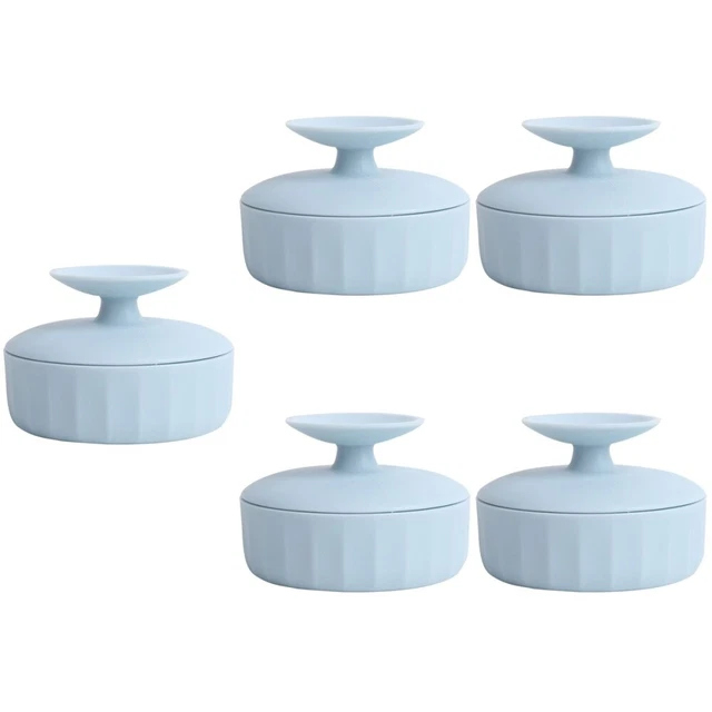 5pcs Travel Makeup Brush Cleaner Makeup Makeup Makeup Makeup Brush Box Boîte de