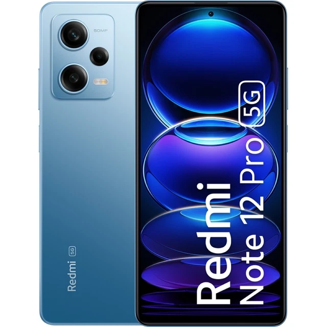 Xiaomi Redmi Note 12 Pro 5G Smartphone 128GB 6GB RAM sky blue LTE Triple-Kamera