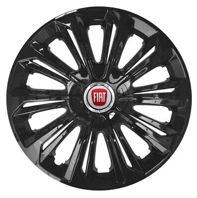 16" Wheel trims covers fit Fiat Scudo Bravo Doblo Mk3 Talento NEW black
