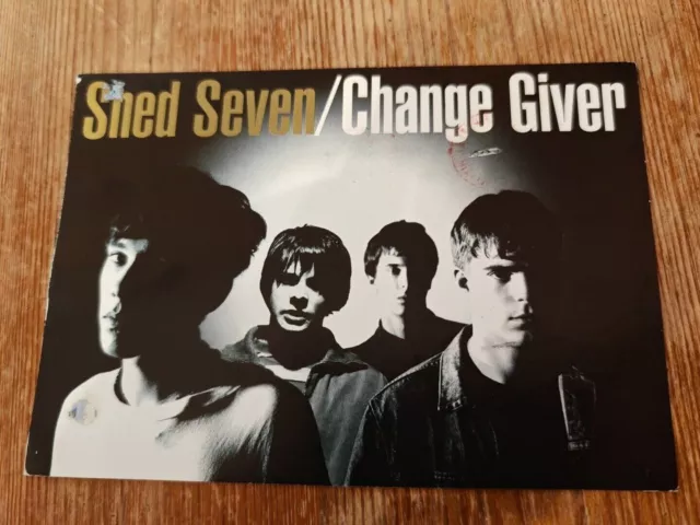 Shed Seven Change Giver Memorabilia Postcard