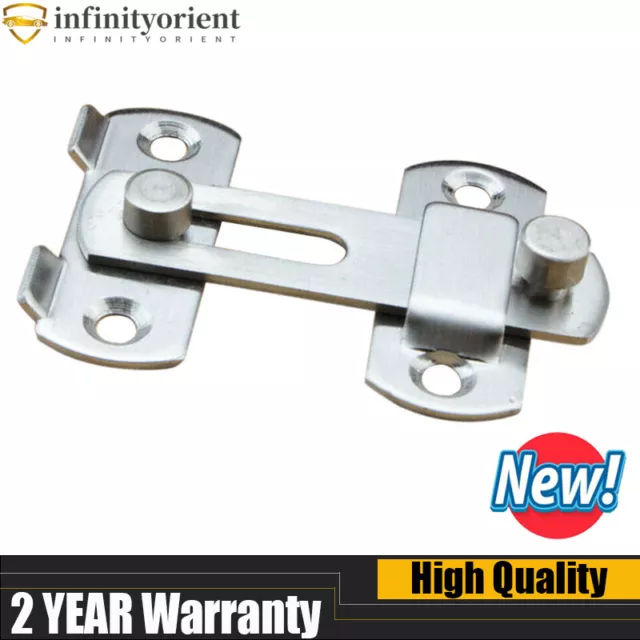 Gate Garden Door Shed Slide Latch Lock Bolts Heavy Duty Stainless Steel