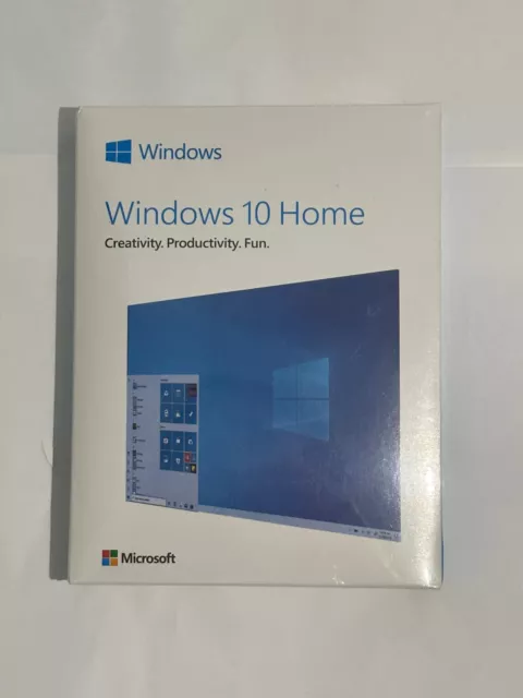 Microsoft Windows 10 Home 32/64-Bit New In Box USB drive Sealed & Activation Key