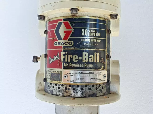 Graco 207609 Air Graisse Pompe , Fire Ball 50:1, 8000 Psi pour 22.5kg Pail 3