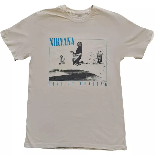 Nirvana - Kurt Cobain - Live At Reading - Sand t-shirt