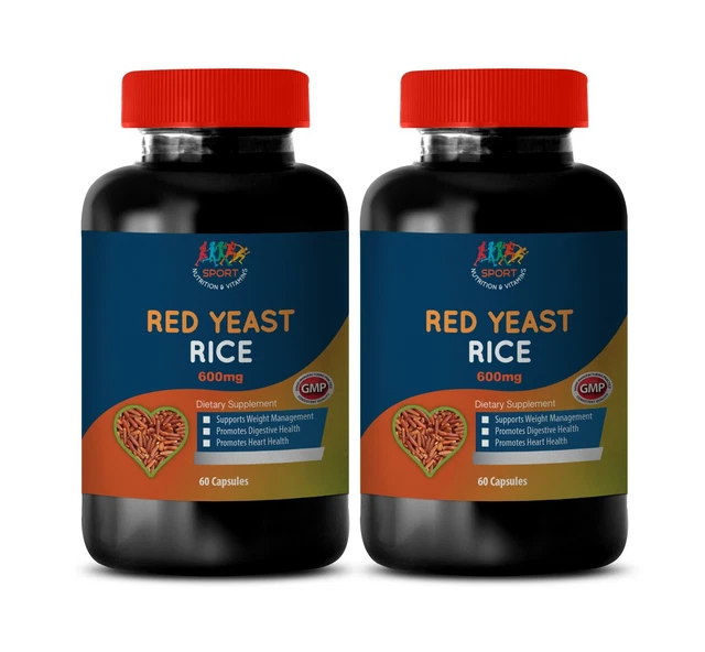 TRADITIONAL RED YEAST Rice 600mg Heart Health Cholesterol Level (2