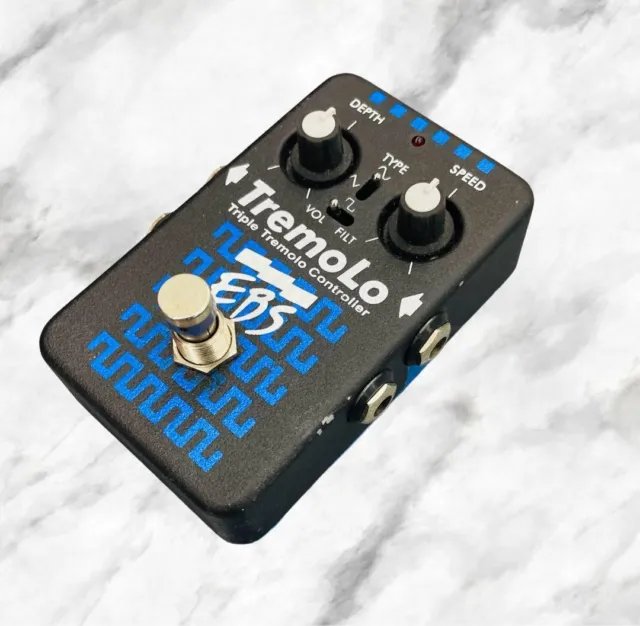 EBS Triple TremoLo Controller Bass Effect Pedal