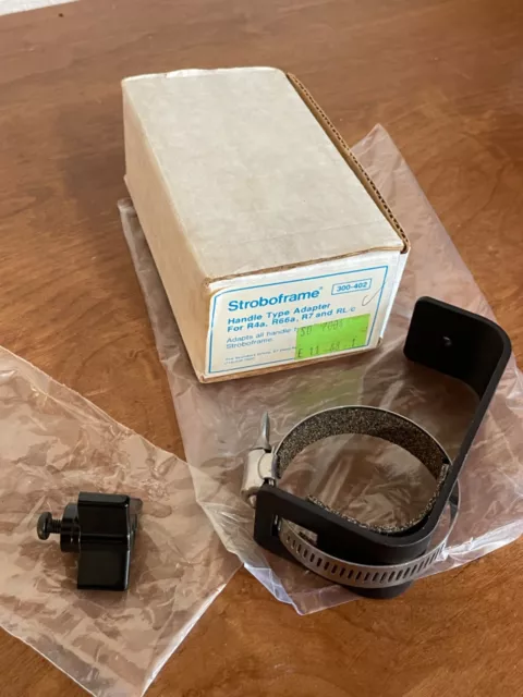 Stroboframe Handle Type Adapter in box for R4a R66a R7 RL/C 300-402 NOS