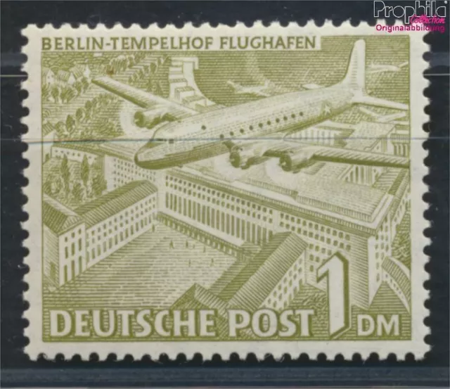 Briefmarken Berlin (West) 1949 Mi 57b geprüft postfrisch Luftfahrt (9916004