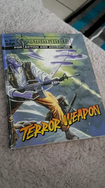 Commando comic TERROR WEAPON NO 3214