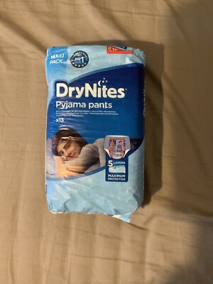 GOODNITES / DRYNITES vintage girls pyjama pants 8 15 years old 1 pack ...