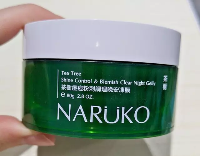 NARUKO Tea Tree Shine Control & Blemish Clear Night Gelly Mask 80g