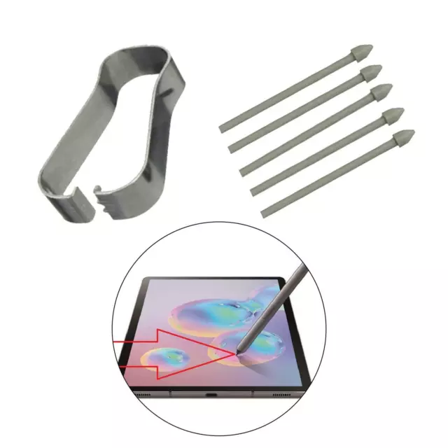 5x pointes de stylet tactile avec pince à épiler pour Tab S6/S6 Lite pour