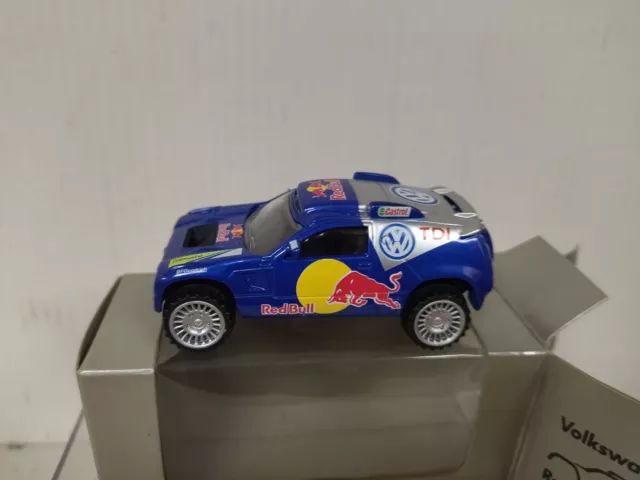 VOLKSWAGEN RACE TOUAREG 2006 RED BULL BOX DEALER apx 1:64 NOREV 3 INCHES (7,5cm)