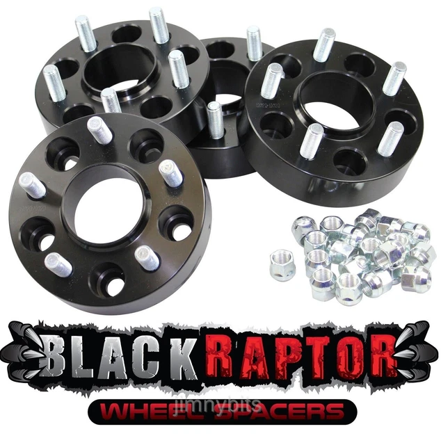 thumbnail image 2 of Black Raptor Hubcentric 50mm Aluminum Wheel Spacers For Land Rover Discovery 1 (brws24) 2 of 2