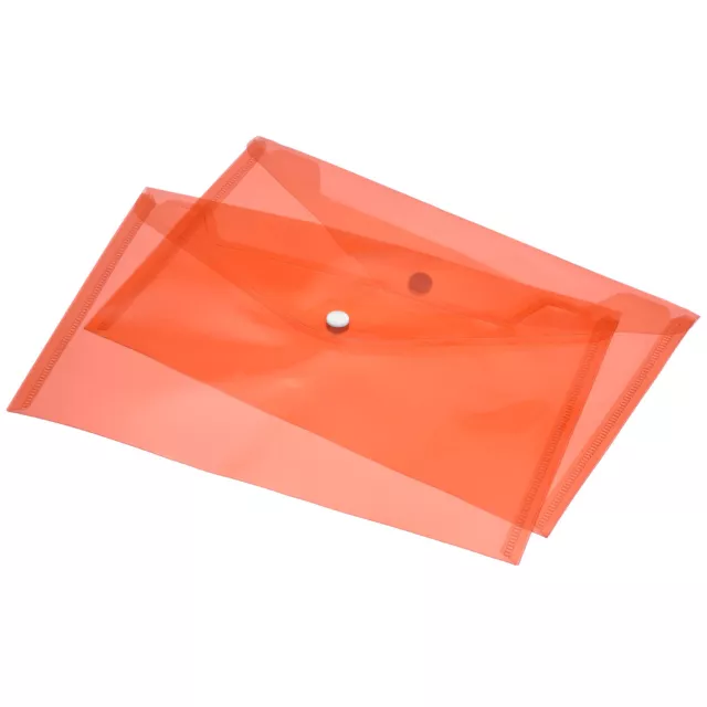 Fichier Dossier A5 Enveloppes Organisateur Bouton pour Rouge Set 12