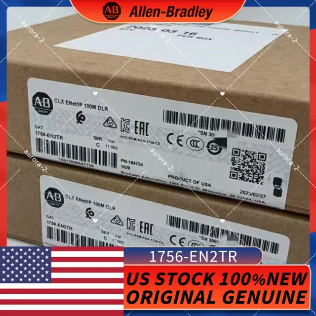 Newest Factory Sealed Allen-Bradley 1756-EN2TR ControlLogix PLC Module 1756EN2TR