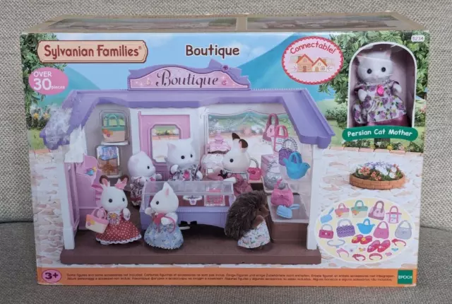 Sylvanian Families Boutique (5234) Persian Cat Mother Brand New in BoxFree P&P