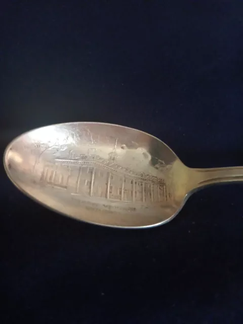 Vintage George Washington Mt. Vernon Virginia Silver Plate Spoon Wm. Rogers