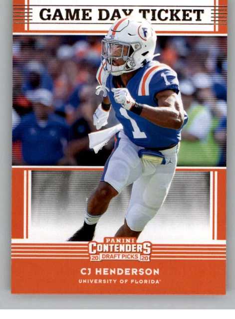 2020 Panini Contenders NCAA Draft Football Base or Insert Cards Pick From List