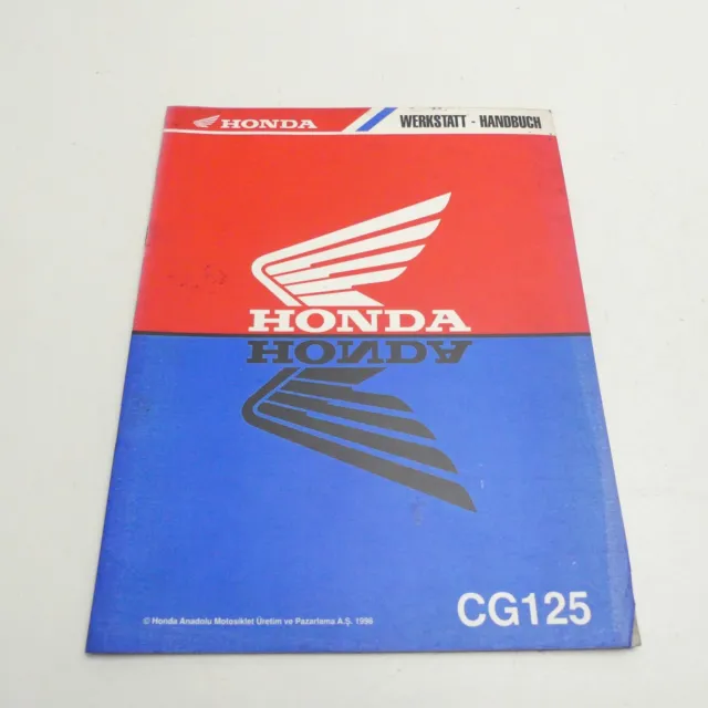 Original Honda CG 125 Werkstatthandbuch Zusatz Reparaturanleitung Handbuch C0102