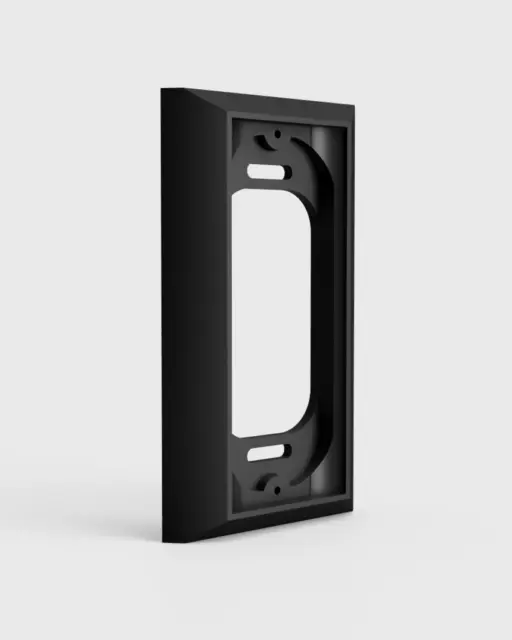 Ring PRO 2 video Doorbell 0.5" wall plate spacer. Mounting bracket