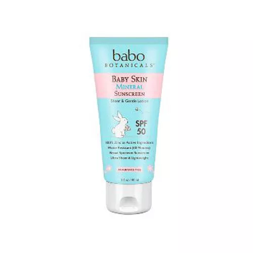 Bébé Peau Minéraux Crème Solaire SPF 50 89ml Par Babo Botanicals