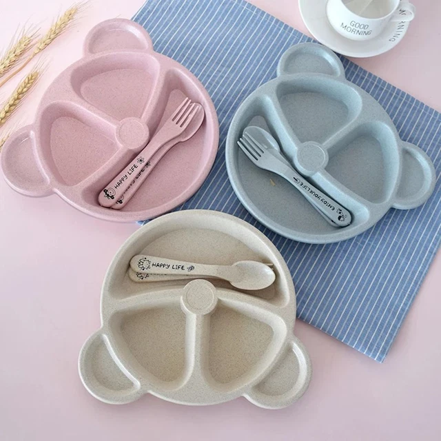 Toddler Eating Dinnerware Kids Spoon Fork Baby Feeding Bowl Bowl Spoon Fork Set