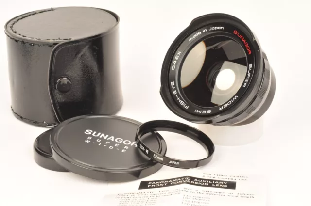 Sunagor Super Wide Semi Fish Eye Conversion Lens for Series VII thread - 52mm