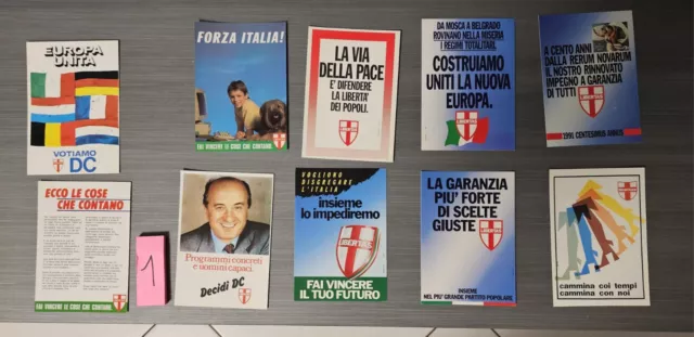 Cartoline Dc Democrazia Cristiana Libertas Politica Europa Italia 10 Cartoline