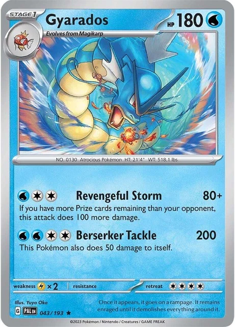 Gyarados (043/193) (Holo) Paldea Evolved - Pokemon TCG [Near Mint]
