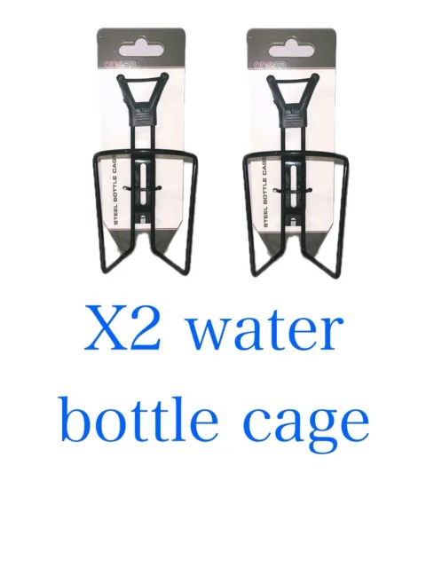 2x Bike Bottle Holder Bicycle Cycling Drink Water Cup Cage Mount