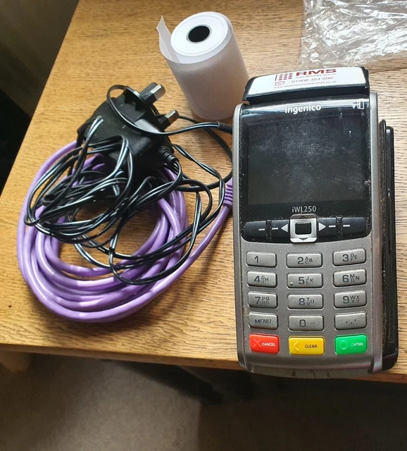 INGENICO IWL250 LCD Display Wireless Credit Card Reader Machine