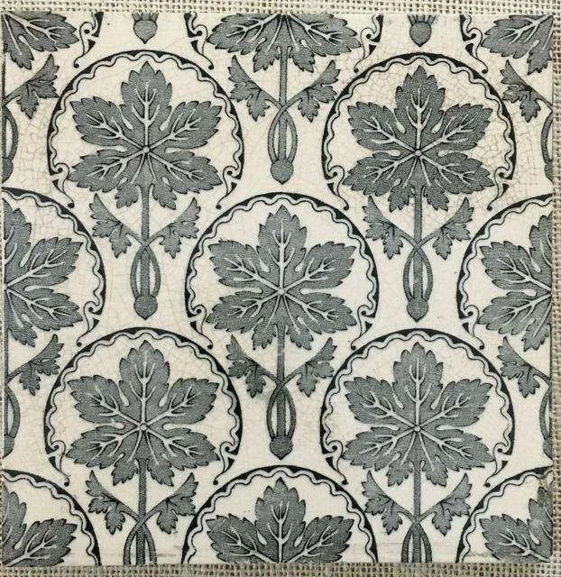 Antique England Print Antique Tile vintage rare collectible nouveau TR BOOTE