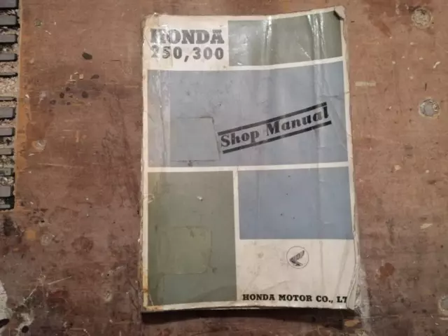 HONDA Factory Motorcycle Workshop Manual - CB72, CB77 250cc and 300cc