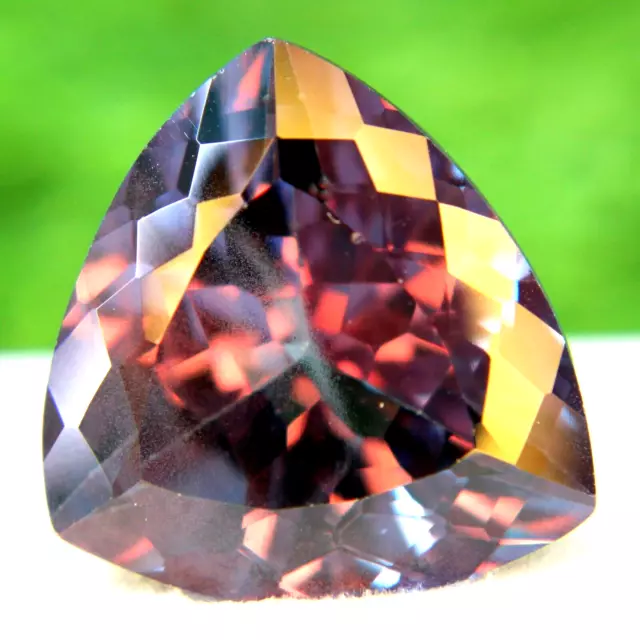 Certified Loose Gemstone Color Change Natural Alexandrite Trillion Cut 11.70 Ct