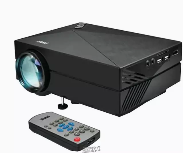 Pyle Home-1080p HD Compact Digital Multimedia Projector File Management LCD LED