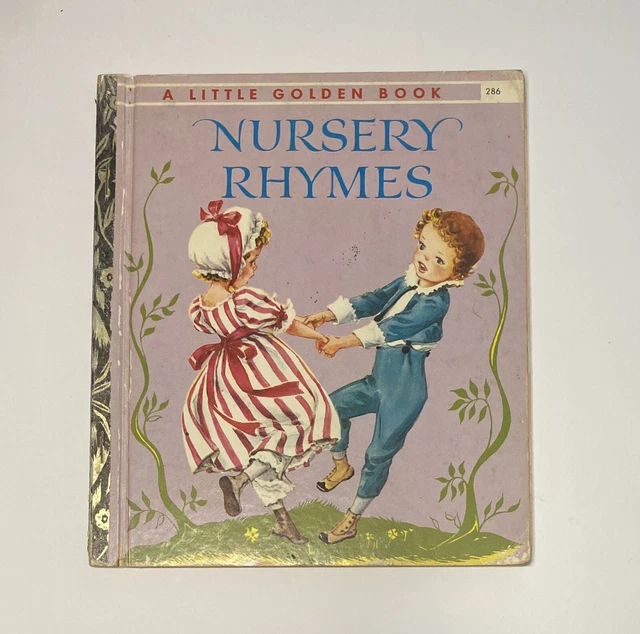 NURSERY RHYMES- LITTLE Golden Book #286 - Hardcover 1947 $10.95