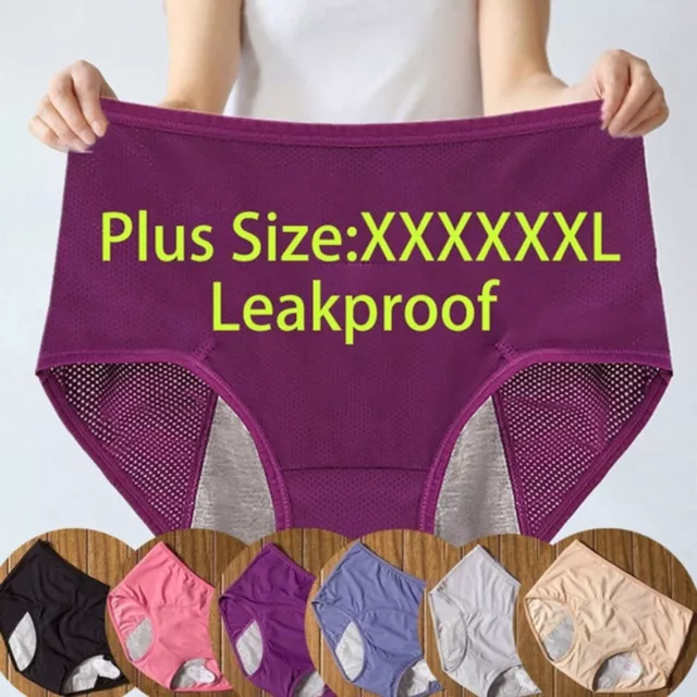 40 To 150KG Plus Size L To 8XL Physiological Pants Leak Proof Before And After