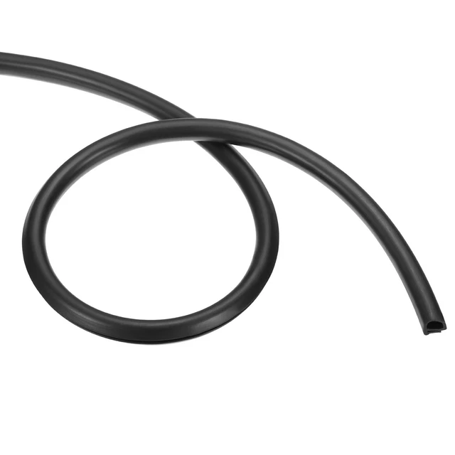 Guarnizione porta 0,39x0,43x78,7" (6 piedi) lunghezza strisce forma ad E congelatore ricambio nero