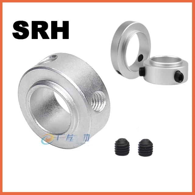 Collare albero SRH con grub vite fissaggio anello limite ID 6 mm a 40 mm lega di alluminio