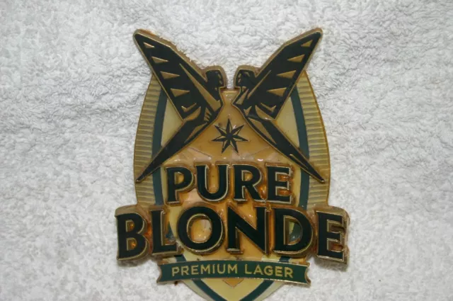 Pure Blonde "Premium Lager"  Type 1 Beer Badge/Tap/Top/Decal